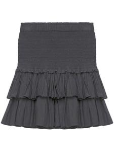 MARANT ÉTOILE юбка с оборками, черный