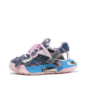 Кроссовки женские толстые низкие Bellalily, розовый