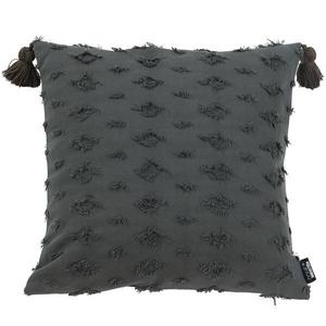 Чехол на подушку done. Luise, 45 см, антрацитовый