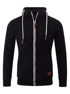 Толстовка RESLAD Sweatjacke Zipper High, черный