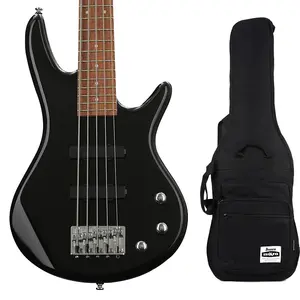 Бас-гитара Ibanez miKro GSRM25 на 5 струн с чехлом - черная
