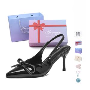 Take the Qin Тонкие каблуки на шпильке для женщин черные [в коробке] (с подарком), цвет Black[Box Included](Gift Included)