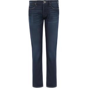 EMPORIO ARMANI Темно-синие джинсы мужские