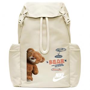 Nike Полиэстеровый рюкзак унисекс светло-ореховый коричневый белый, Plush Bear