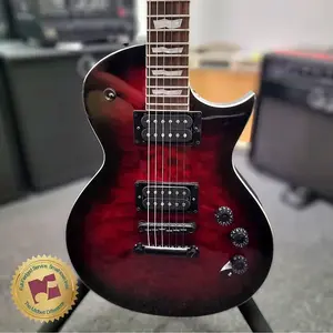 ESP LTD ESP LEC256QMSTBCSB LTD EC-256 Одноластовая кленовая модель (Прозрачный черно-вишневый санберст)