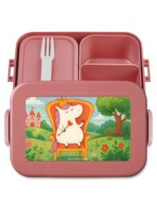 Mr. & Mrs. Panda MEPAL Bento Box с дизайном «Единорог и принцесса» без S    в пастельно-красном цвете