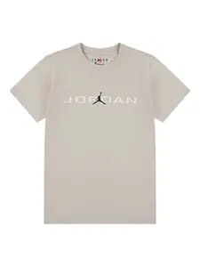 Футболка с логотипом Jordan Kids, бежевый