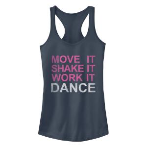Подтягивания для юниоров. Майка Move It Shake It Work It Racerback.