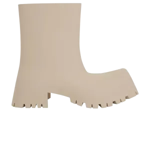 Ботинки Balenciaga Trooper Rubber Boot Beige, кремовый