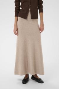 Юбка InWear Maxi skirt, Sandy Grey Melange/Sand