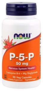 Now Foods, P-5-P 50 мг, витамин B6, 90 г.
