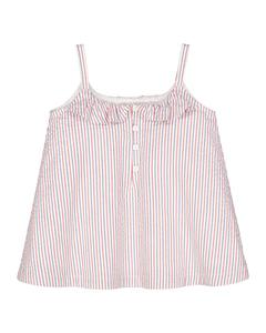 Hope & Henry Майка с рюшами, красный