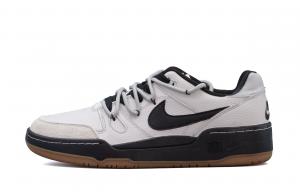 Nike Мужские низкие скейтбордные кроссовки Full Force, черный с серым