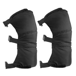 YARNOW пара утепленных наколенников для мотоцикла зимние для мужчин и женщин легкие комфортные для холодной и дождливой погоды, Black