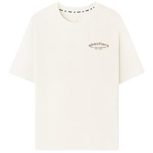 Skechers Футболка Unisex Marshmallow White/0074 Crew Neck Moderate