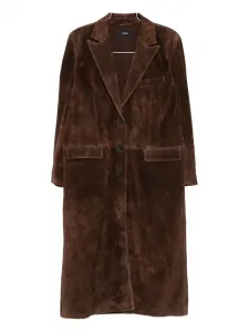 Замшевый тренчкот Alissa Arma, коричневый