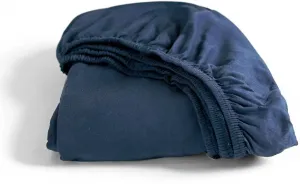 Простыня "Золушка" на подгонке "Джерси", без глажки и узлов, высотой до 25 см Cinderella 180х200-210 см, 1 шт., цвет navy