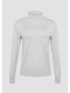 Вязаный свитер цвета 9400_серый меланж s.Oliver