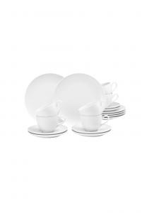 Белый 18-предметный сервиз Amina Seltmann Weiden