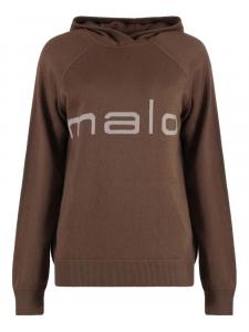 Толстовка с логотипом Malo, коричневый