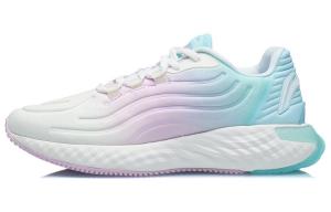 Кроссовки женские с низким верхом, кремово-белые/тонкие, синие Lining