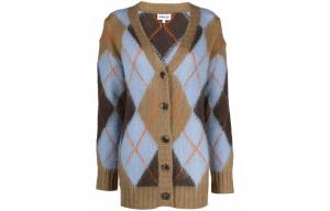 Кардиган женский Kenzo, синий / коричневый