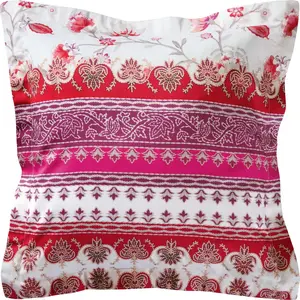 Чехол на подушку розовый белый 40x40 см Erwin Müller