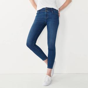 Женские джинсы скинни Nine West с контролем живота, цвет Medium Wash