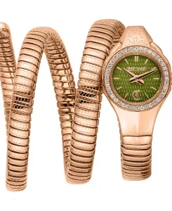 Женские часы с браслетом из нержавеющей стали, розового цвета, 22 мм Just Cavalli, rose