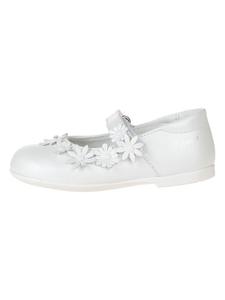 Primigi Кожаные балетки белого цвета