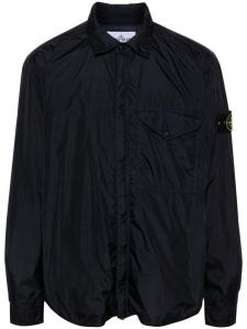 Stone Island ветровка на молнии, синий