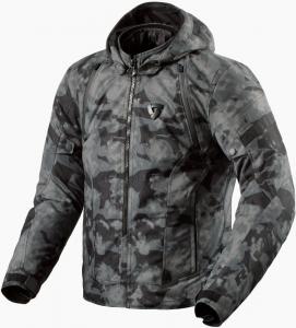 Водонепроницаемая текстильная мотоциклетная куртка Revit flare 3 h2o, Grey/Camouflage