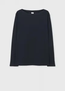 Футболка с длинными рукавами и вырезом-лодочкой