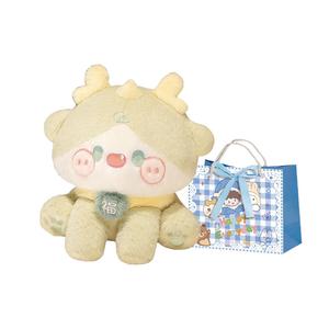 Плюшевая кукла Chubby Dragon высотой 30 см XIWANTONG, зеленый