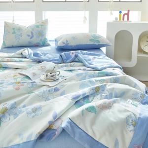 Antarctic Летнее одеяло из хлопка 200х230 см, мягкое, легко стирается, цвет Flower of the Stars