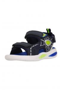 Босоножки из дышащего материала Zigzag, синий