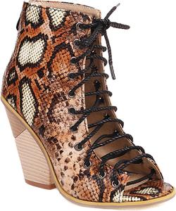 Женские ботильоны на танкетке FOWT с открытым носком и шнуровкой, модные высокие каблуки, летние и осенние розовые сандалии, короткие ботинки с удобной задней застежкой-молнией, нарядные уличные туфли, размер США 4-15 M