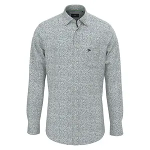 Рубашка Fynch Hatton Seasonal Minimal Flower, серый