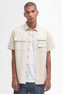 Рубашка Catterick Utility с коротким рукавом из 100% хлопка Barbour, серый