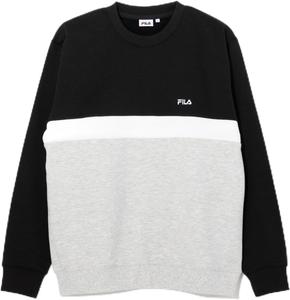 Мужская толстовка FILA Switching с круглым вырезом, черный