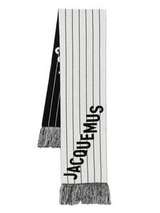 Шарф L'Echarpe Liga Jacquemus, белый