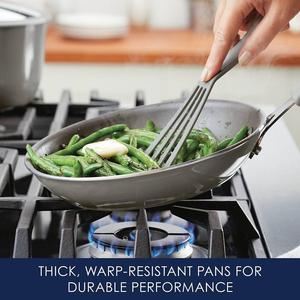 Рэйчел Рэй Кук + Create 10 в алюминиевой сковороде с антипригарным покрытием Rachael Ray, синий