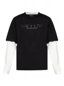 Футболка с многослойным логотипом MISBHV, черный