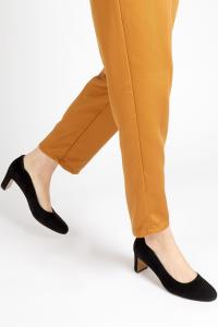 Zoey черные кожаные туфли Jones Bootmaker, черный