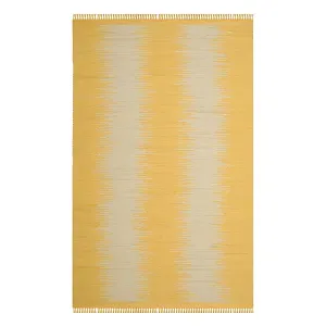 Абстрактный полосатый ковер Montauk Domenica Safavieh, золотой, 122x183 см