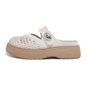 Износостойкие закрытые тапочки для женщин Captain illy, бежевый