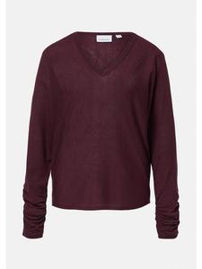 Вязаный свитер в цвете 4922_bordeaux comma