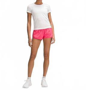 Шорты Hotty Hot Low-Rise Lined Short In Glaze Pink Lululemon, Glaze Pink