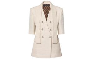 Деловой костюм женский светло-бежевый Louis Vuitton