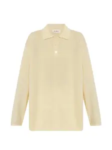 Свитер Caisa на пуговицах Lisa Yang, желтый